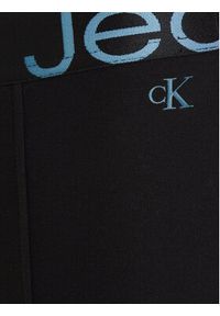 Calvin Klein Jeans Legginsy IG0IG02179 Czarny Slim Fit. Kolor: czarny. Materiał: syntetyk