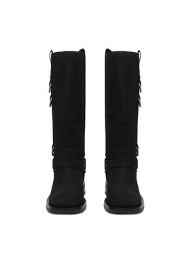 G-Star RAW - G-Star Raw Kozaki CEO-WI45-CHRISTIAN-02 Czarny. Kolor: czarny. Materiał: nubuk, skóra