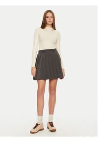 JDY Bluzka Fransiska 15228065 Écru Slim Fit. Materiał: wiskoza