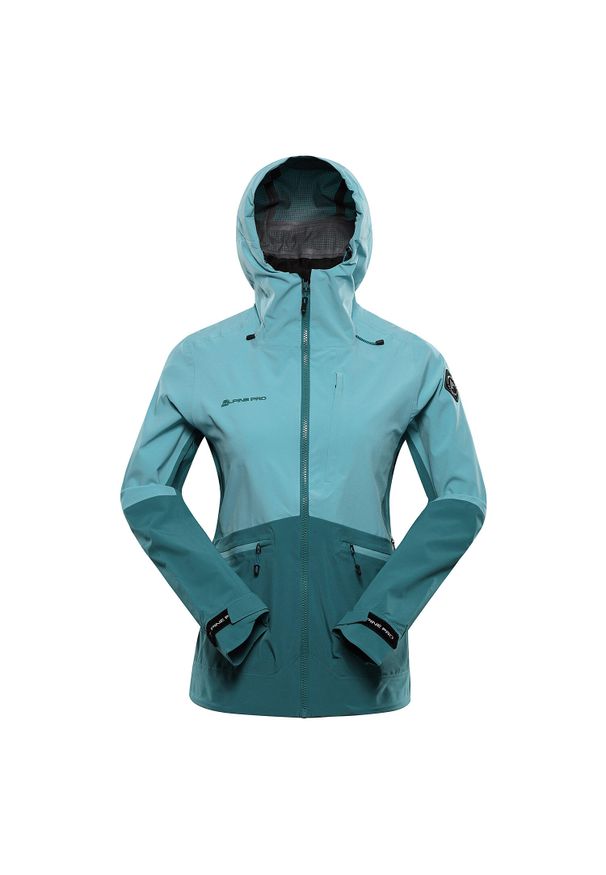 ALPINE PRO - Kurtka trekkingowa damska Alpine Pro Zarra wodoodporna. Kolor: zielony
