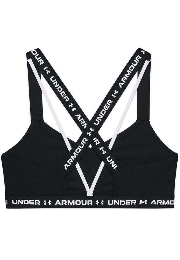 Stanik fitness cardio Under Armour Crossback Low. Kolor: czarny. Sport: fitness