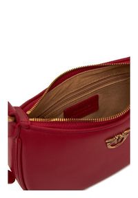 Pinko - PINKO Torebka Half Moon Baby AI 24-25 PLTT 103538 A0F1 Czerwony. Kolor: czerwony. Materiał: skórzane #4