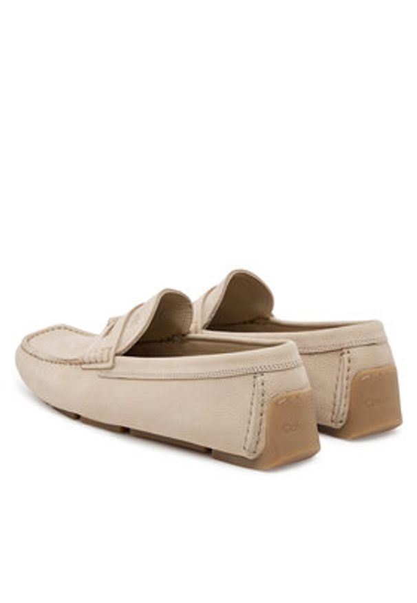 Calvin Klein Mokasyny Driver Penny Nu HM0HM01866 Beżowy. Kolor: beżowy. Materiał: skóra