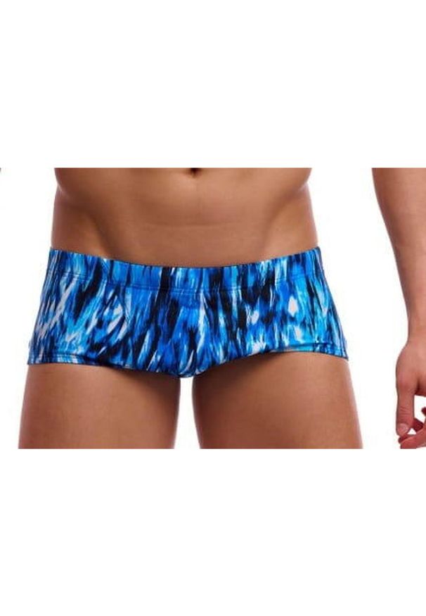 FUNKY TRUNKS - Kąpielówki Funky Trunks Wing Streak - trunki męskie. Kolor: niebieski