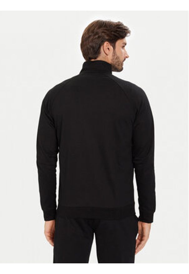 BOSS Bluza Authentic 50550561 Czarny Regular Fit. Kolor: czarny. Materiał: bawełna