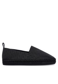 Calvin Klein Espadryle All Over CK HW0HW02933 Czarny. Kolor: czarny. Materiał: materiał #1