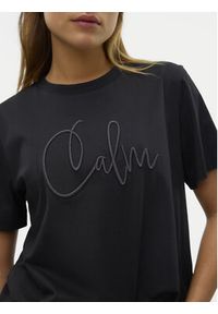 Vero Moda T-Shirt Fea 10321312 Czarny Loose Fit. Kolor: czarny. Materiał: bawełna #5