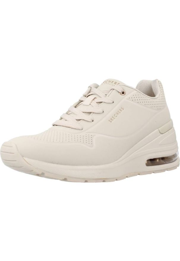 skechers - Buty SKECHERS MILLION AIR Biały. Kolor: biały. Model: Skechers Sport. Sport: turystyka piesza