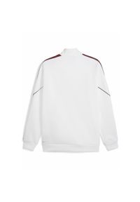 Puma - Męska kurtka AC Milan KING Anthem PUMA White For All Time Red. Kolor: biały, czerwony, wielokolorowy. Sport: bieganie