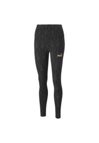 Legginsy damskie Puma Power Deco Glam. Kolor: czarny