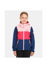 Dziewczęca kurtka softshell Kilpi RAVIA-J. Kolor: różowy. Materiał: softshell
