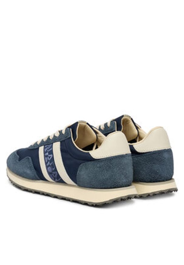 Napapijri Sneakersy NP0A8BNZ Granatowy. Kolor: niebieski. Materiał: skóra, zamsz
