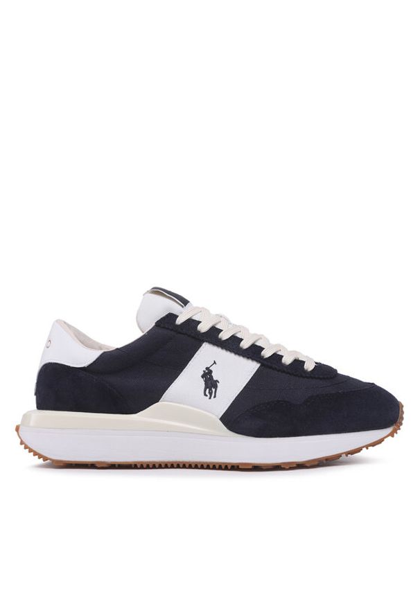 Polo Ralph Lauren Sneakersy Train 89 809878008004 Granatowy. Kolor: niebieski. Materiał: materiał