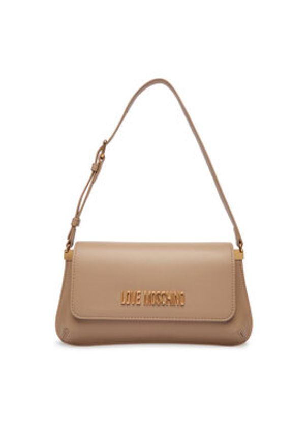 Love Moschino - LOVE MOSCHINO Torebka JC4058PP1PLO0105 Beżowy. Kolor: beżowy. Materiał: skórzane