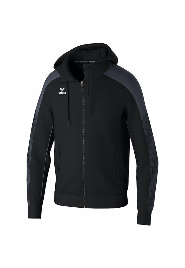 ERIMA - Dziecięca bluza dresowa z kapturem Erima Evo Star. Typ kołnierza: kaptur. Kolor: szary, wielokolorowy, czarny. Materiał: dresówka