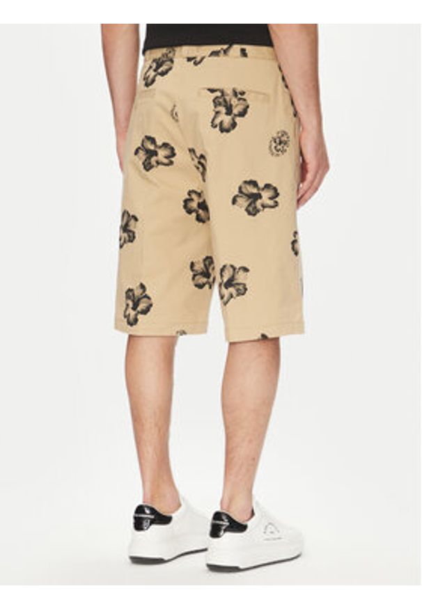 Hugo - HUGO Szorty materiałowe Damo242 50542159 Beżowy Baggy Fit. Kolor: beżowy. Materiał: bawełna