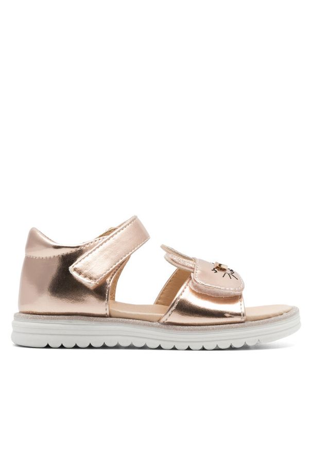 Sandały Nelli Blu. Kolor: złoty