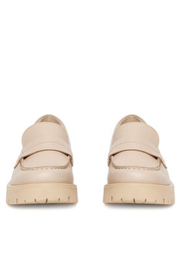 Lasocki Loafersy ARC-BEA-02 Beżowy. Kolor: beżowy. Materiał: skóra