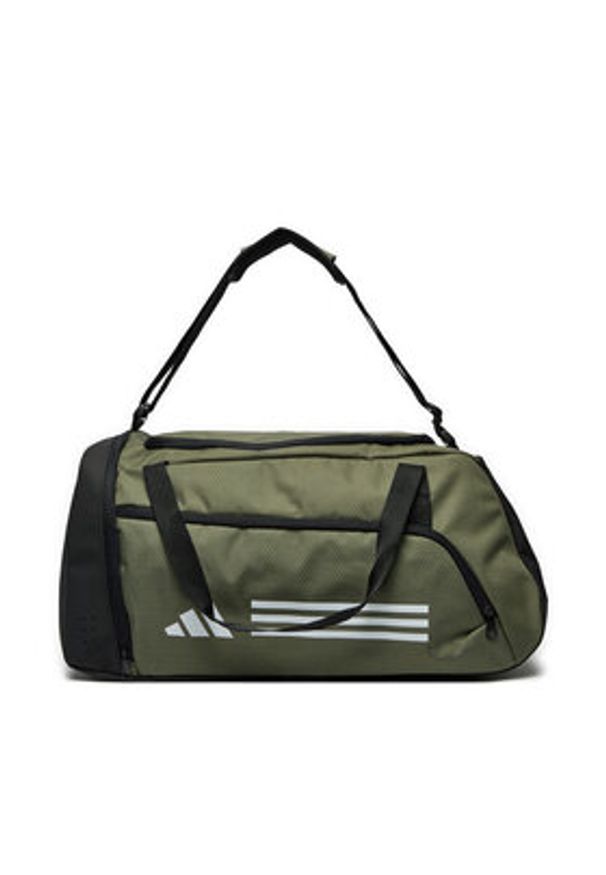 Adidas - adidas Torba Essentials 3-Stripes Duffel Bag Medium IZ1918 Zielony. Kolor: zielony. Materiał: materiał