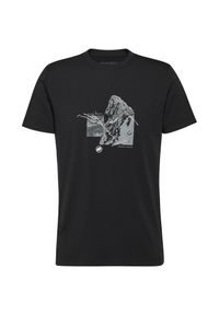 Koszulka męska Mammut Mountain T-Shirt 4208m. Kolor: wielokolorowy, czarny, szary