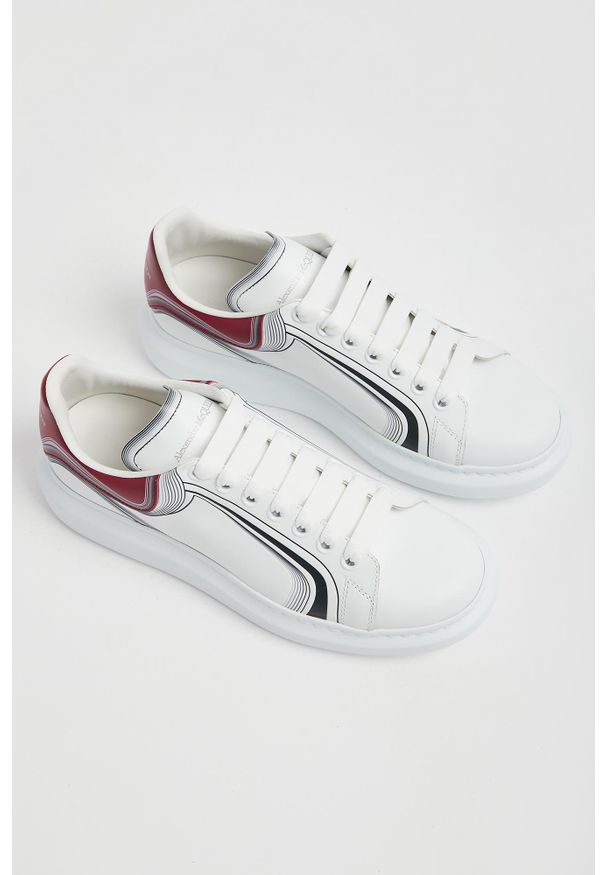 Alexander McQueen - Sneakersy męskie skórzane ALEXANDER MCQUEEN. Materiał: skóra