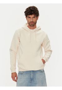 Adidas - adidas Bluza Trefoil Essentials HZ3598 Écru Regular Fit. Materiał: bawełna