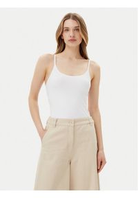 Lauren Ralph Lauren - LAUREN RALPH LAUREN Top 4L0186 Écru Slim Fit. Materiał: syntetyk #1