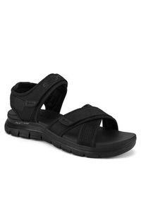 skechers - Skechers Sandały FLEX APPEAL 4.0 119487 Czarny. Kolor: czarny. Materiał: materiał #5