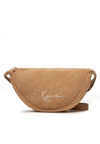 Karl Kani Saszetka nerka Signature Frottee Shoulder Bag 4101056 Beżowy. Kolor: beżowy. Materiał: materiał