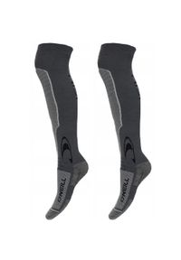 O'Neill - Skarpety narciarskie O'neill 789031. Kolor: szary. Materiał: wełna. Sport: narciarstwo #1