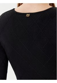 Marciano Guess Sukienka dzianinowa 5YGK23 5036Z Czarny Slim Fit. Kolor: czarny. Materiał: wiskoza