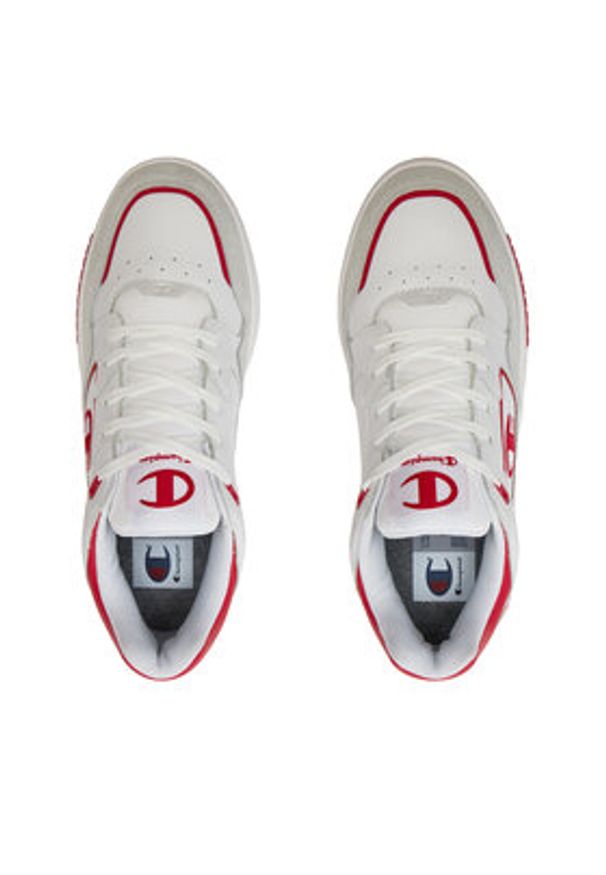 Champion Sneakersy Z80 Low Low Cut Shoe S22217-CHA-WW011 Biały. Kolor: biały. Materiał: skóra