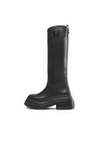 Karl Lagerfeld - KARL LAGERFELD Kozaki KL45090 Czarny. Kolor: czarny. Materiał: skóra