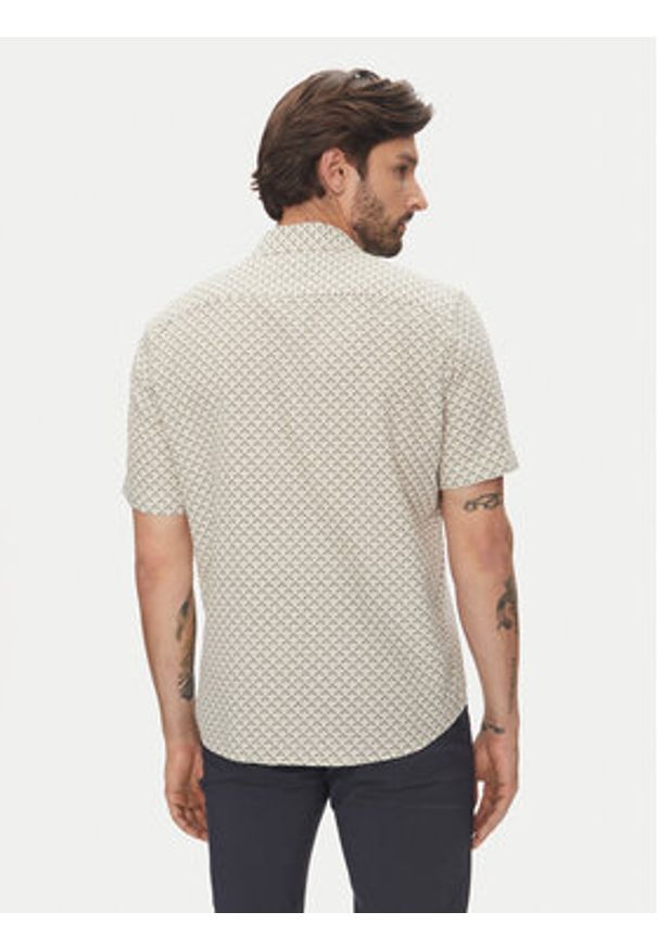 Pierre Cardin Koszula C6 45610.0458 Beżowy Regular Fit. Kolor: beżowy. Materiał: bawełna