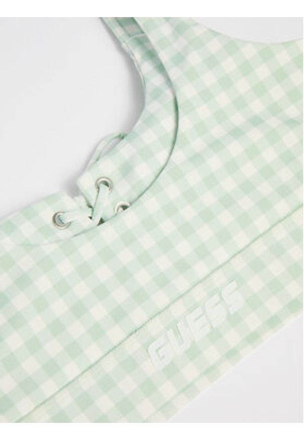Guess Biustonosz top Davina V3GP12 MC049 Zielony. Kolor: zielony. Materiał: syntetyk