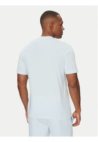 Lacoste T-Shirt TH7618 Błękitny Regular Fit. Kolor: niebieski. Materiał: bawełna, syntetyk #3