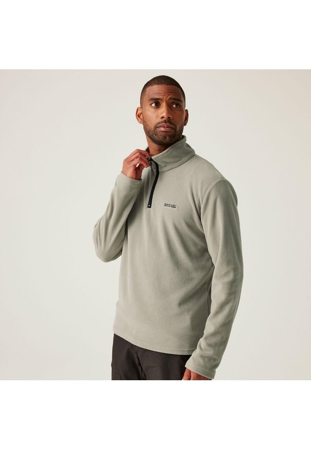 Regatta - Thompson męski lekki turystyczny polar. Kolor: szary. Materiał: polar. Sport: turystyka piesza