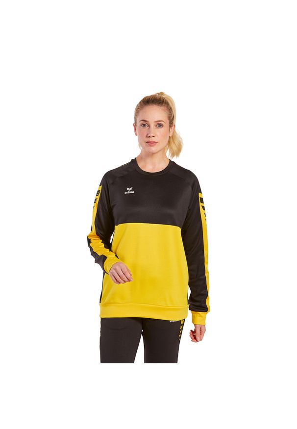 ERIMA - Bluza Erima Six Wings. Kolor: wielokolorowy, żółty, czarny. Materiał: materiał. Sport: piłka ręczna