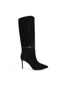 Marciano Guess Kozaki 5BGZ46 7419A Czarny. Kolor: czarny. Materiał: zamsz, skóra