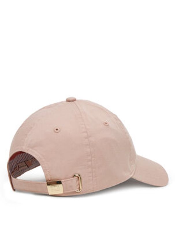 TOMMY HILFIGER - Tommy Hilfiger Czapka z daszkiem Essential Flag Soft Cap AW0AW17632 Różowy. Kolor: różowy. Materiał: bawełna, materiał