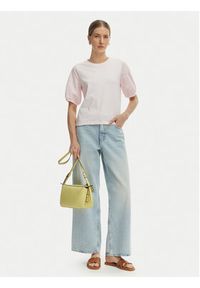 Vero Moda Bluzka Janni 10340706 Różowy Regular Fit. Kolor: różowy. Materiał: bawełna #5