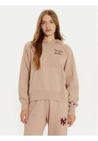 Champion Bluza 117506 Beżowy Regular Fit. Kolor: beżowy. Materiał: bawełna #4