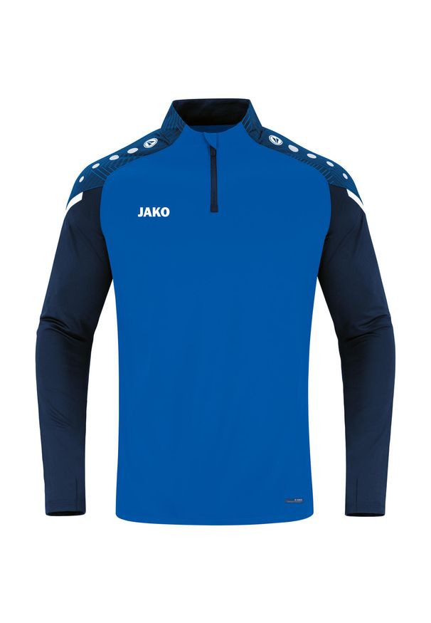 Bluza dresowa zapinana na zamek błyskawiczny Jako Performance. Kolor: niebieski. Materiał: dresówka