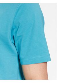 BOSS - Boss T-Shirt Terry 01 50468348 Błękitny Regular Fit. Kolor: niebieski. Materiał: bawełna #4