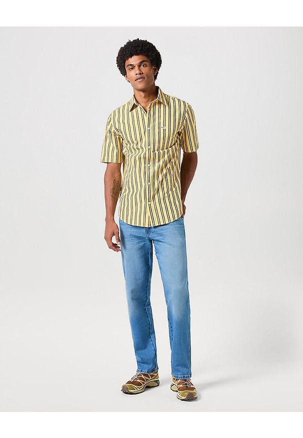 Wrangler - WRANGLER TEXAS MĘSKIE SPODNIE JEANSOWE JEANSY DŻINSY WAGON WHEEL 112350815 W121017970