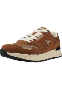 LYLE AND SCOTT - Buty LYLE&SCOTT FOREVER003 Brązowy. Kolor: brązowy. Materiał: skóra, tkanina. Sport: turystyka piesza #1