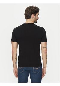 Guess T-Shirt M5GI06I3Z14 Czarny Regular Fit. Kolor: czarny. Materiał: bawełna #3