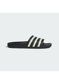 Adidas - Klapki adilette Aqua. Kolor: czarny, wielokolorowy, biały. Styl: sportowy #1
