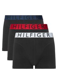 TOMMY HILFIGER - Tommy Hilfiger Komplet 3 par bokserek UM0UM03465 Czarny. Kolor: czarny. Materiał: bawełna #4