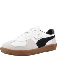 Puma - Buty PUMA YELLOW PALERMO LTH Biały. Kolor: biały. Materiał: materiał, zamsz, syntetyk, guma, skóra. Sport: turystyka piesza #1